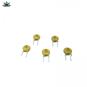 El plomo del corte del fabricante original, Silicon amarillo MOV 7D271 270V 7mm Resistor MOV Varistor